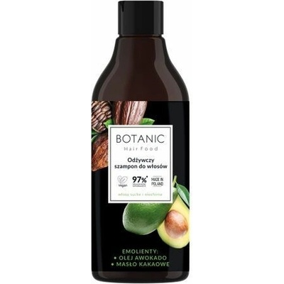 Natura Botanic Vyživujúci šampón na vlasy Avokádo & Kakaové maslo 500 ml