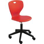 RFG Ученически стол RFG Maxima Move Black, полипропилен, до 120 kg, червен