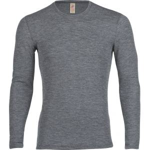 Engel Мъжко мериносово термобельо Engel Men's Shirt L/S Everyday base layer - Schiefer - размер 50/52 (EU) (015-1028-0212)