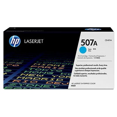 HP Консуматив HP 507A Cyan LaserJet Toner Cartridge (CE401A)