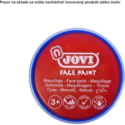 Jovi farba na tvár červené 8 ml