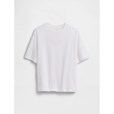 GAP detské oversize tričko s logom 1969 biela