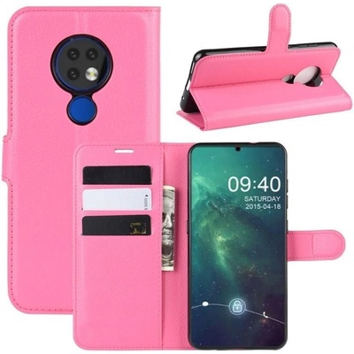 Litchi PU kožené na mobil Nokia 6.2 / Nokia 7.2 - rose – Hledejceny.cz