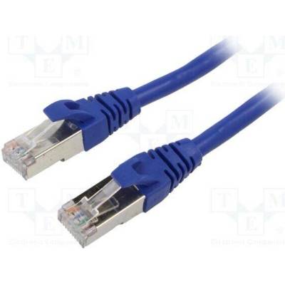 Qoltec 54538 Patch F/UTP Cat 6 RJ45 vidlice z obou stran lanko Cu 3m