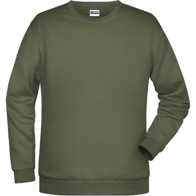 James & Nicholson JN 794 / pánska mikina olive