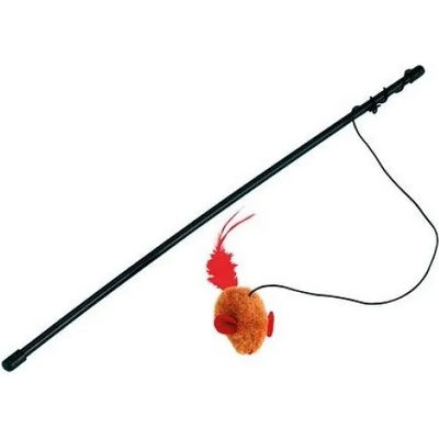 Kerbl Играчка за котки Kerbl Cat Playing Rod Mouse - Въдица с плюшена мишка 48 см - Kerbl Германия 84535