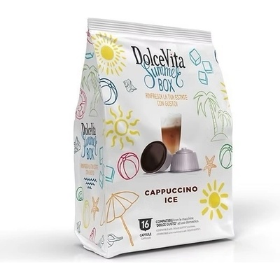 16 бр. кафе капсули Dolce Vita Cappuccino ICE съвместими с кафемашини DOLCE GUSTO