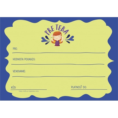 Agátin darčekový voucher: 60 EUR
