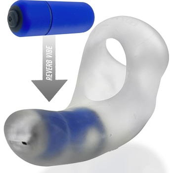 Image 1 of Hünkyjunk BUZZFUCK Vibrating Cocksling Clear Ice