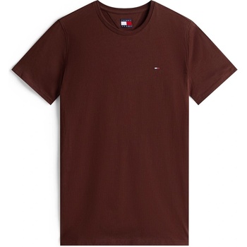 Tommy Jeans Тениска с къс ръкав Tommy Jeans Original Crew Neck Tee - Rich Brown