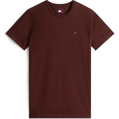 Tommy Jeans Тениска с къс ръкав Tommy Jeans Original Crew Neck Tee - Rich Brown
