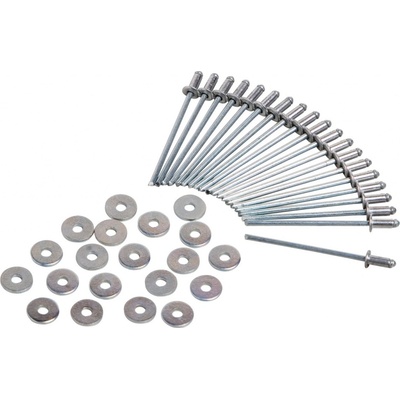 LUX-TOOLS Trhacie nity a podkladacie podložky 4 x 10 mm