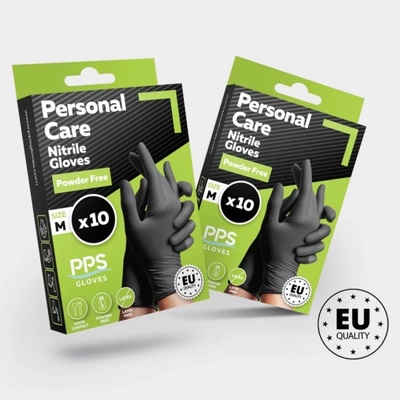 STENSO Нитрилни ръкавици без пудра pps personal care pf black 04300181 (04300181)