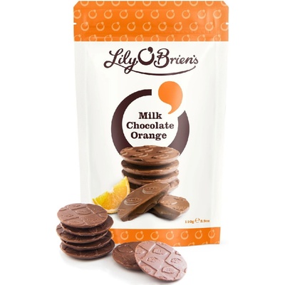 Lily O'Brien's mléčná s pomerančovým olejem 110 g