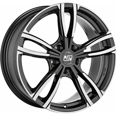MSW 73 7,5x17 5X108 ET45 black silver