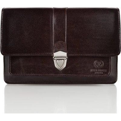 Paolo Peruzzi pánská stylová kožená etue hnědá – Sleviste.cz
