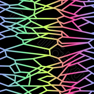 Softshell s beránkem neon polygon by MIMI