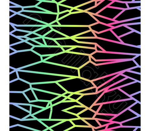 Softshell s beránkem neon polygon by MIMI