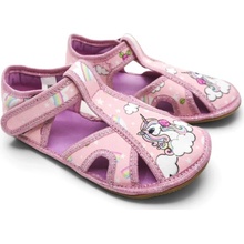 EF Barefoot DETSKÉ PAPUČE EF BAREFOOT 386 - PINK UNICORN