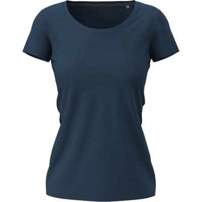 Classic T V neck Tričko dámske STEDMAN modrá Navy