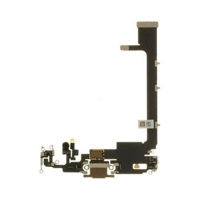 Flex iPhone 11 PRO nabíjecí konektor (bez IC) gold