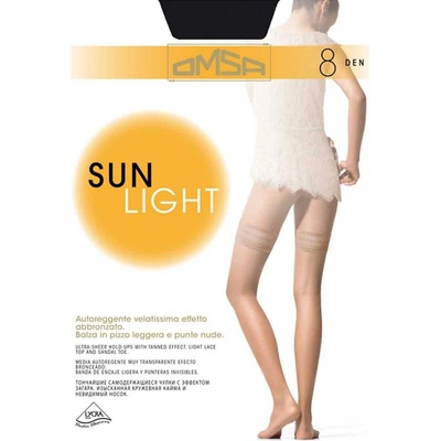 Omsa Pančuchy Sun Light 8 DEN sierra