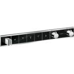 Hansgrohe RainSelect - Смесител за вграждане за 5 консуматора, черно/хром 15358600 (15358600)