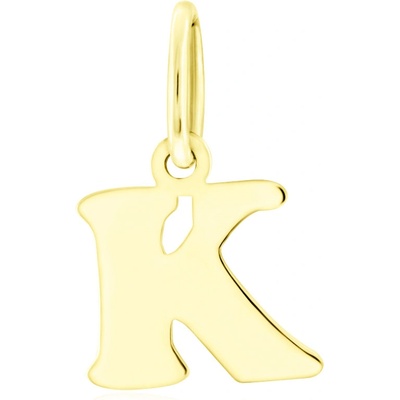 Gemmax Zlatý přívěsek písmeno K tiskací GUPYN 02159
