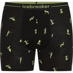 icebreaker Мъжки термоактивни боксерки icebreaker Anatomica Snow Day black/peridot/aop