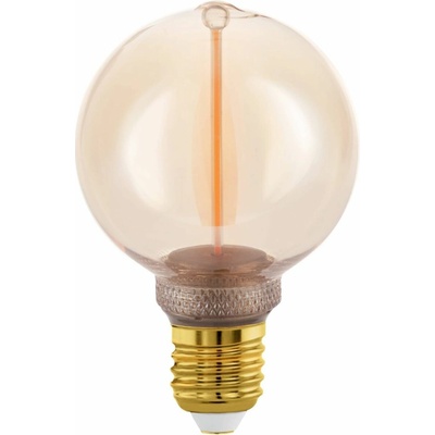 EGLO LM-E27-LED G80 2W 1800K jantárová 110363