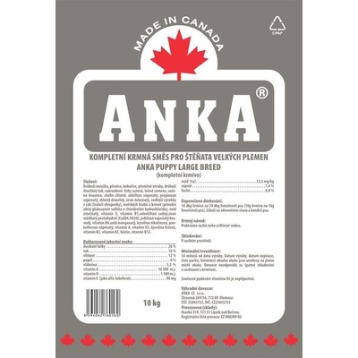 Anka Puppy Large Breed 2 x 20 kg