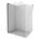 Mexen Kioto L душ панел Walk-in 60 x 200 см, прозрачен, черен - 800-060-103-70-00 (800-060-103-70-00)