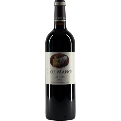 Chateau Clos Manou AOC Medoc suché červené 2016 14% 0,75 l (holá láhev)