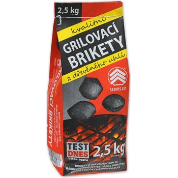 Servis Les grilovacie brikety 2,5 kg