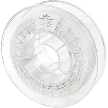 Spectrum 80254 3D филамент, S-Flex 90A, 1, 75 мм, 500g, полярно бяло (80254)