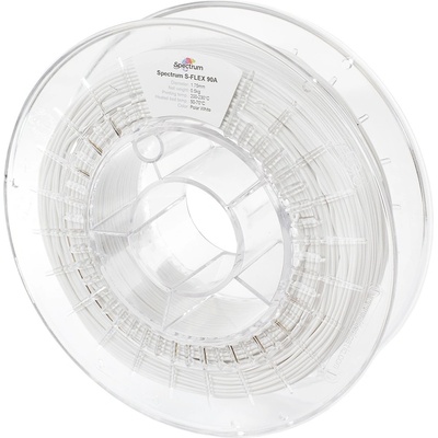 Spectrum 80254 3D филамент, S-Flex 90A, 1, 75 мм, 500g, полярно бяло (80254)