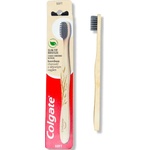 Colgate четка за зъби, Бамбукова дръжка, Slim-tip, Charcoal, Soft, 1 брой