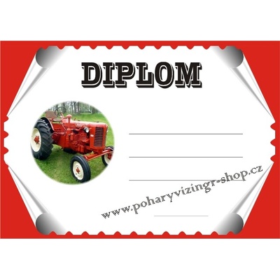 VIZINGR Traktor diplom č.6