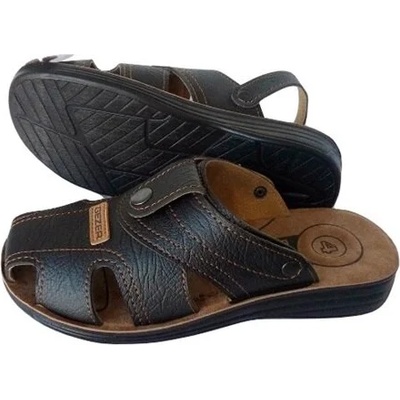 GEZER Черен Мъжки чехъл-сандал gezer