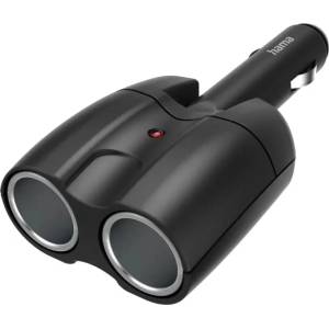 Hama Разклонител 1: 2 за запалката на автомобил, 180 °, 12 v, 223403 (223403)