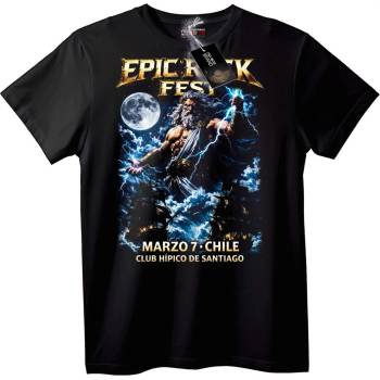 NOONEBRAND Епик Рок Фест Т-Шърт - 2XL, Black