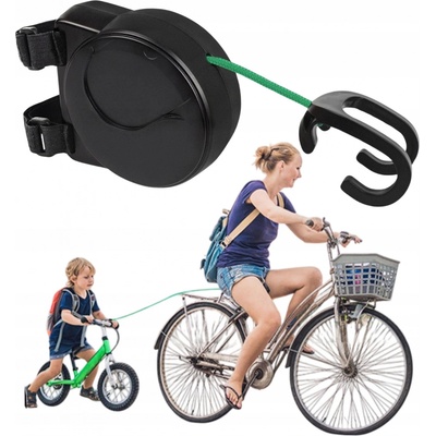 Ťažné lano na bicykel Fit4Med samonavíjacie 2,5 m pre deti