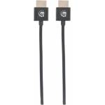 Manhattan Кабел Manhattan 394376, от HDMI(м) към HDMI(м), 3m, черен (394376)
