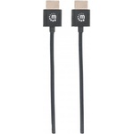 Manhattan Кабел Manhattan 394376, от HDMI(м) към HDMI(м), 3m, черен (394376)