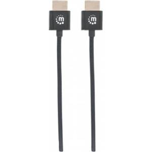 Manhattan Кабел Manhattan 394376, от HDMI(м) към HDMI(м), 3m, черен (394376)