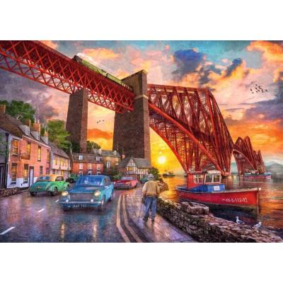 Ravensburger - Puzzle Bridge at sunrise - 1 000 piese