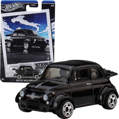 Mattel Hot Wheels Silver Series National Icons 60S Fiat 500 D Modificado