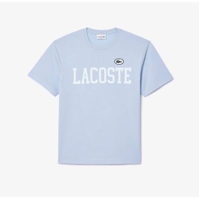 Lacoste Тениска Lacoste Logo Print T-Shirt - Blue J2G