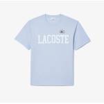 Lacoste Тениска Lacoste Logo Print T-Shirt - Blue J2G