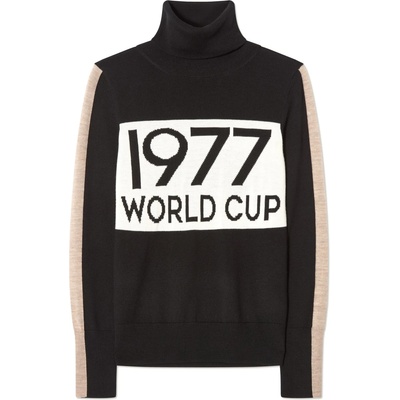 We Norwegians Дамски вълнен пуловер We Norwegians Women's Worldcup Sweater Merino jumper - Black (105-5841-0114)